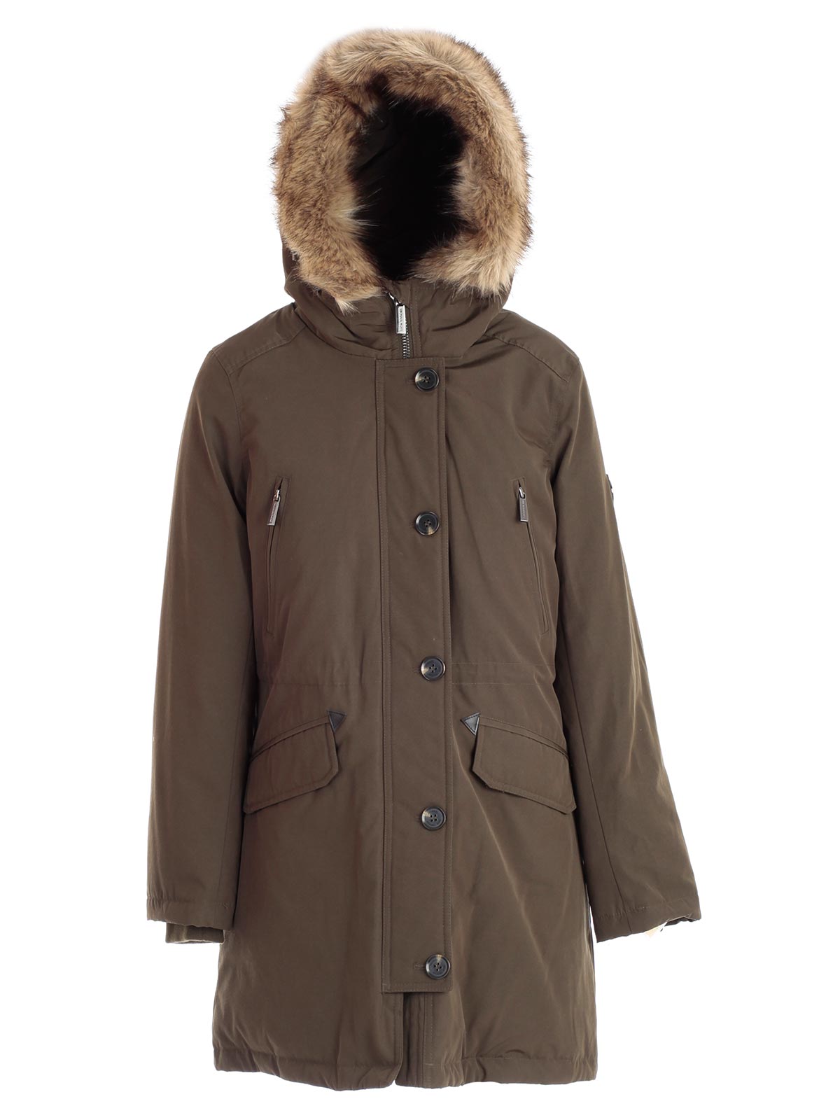 michael kors parka olive