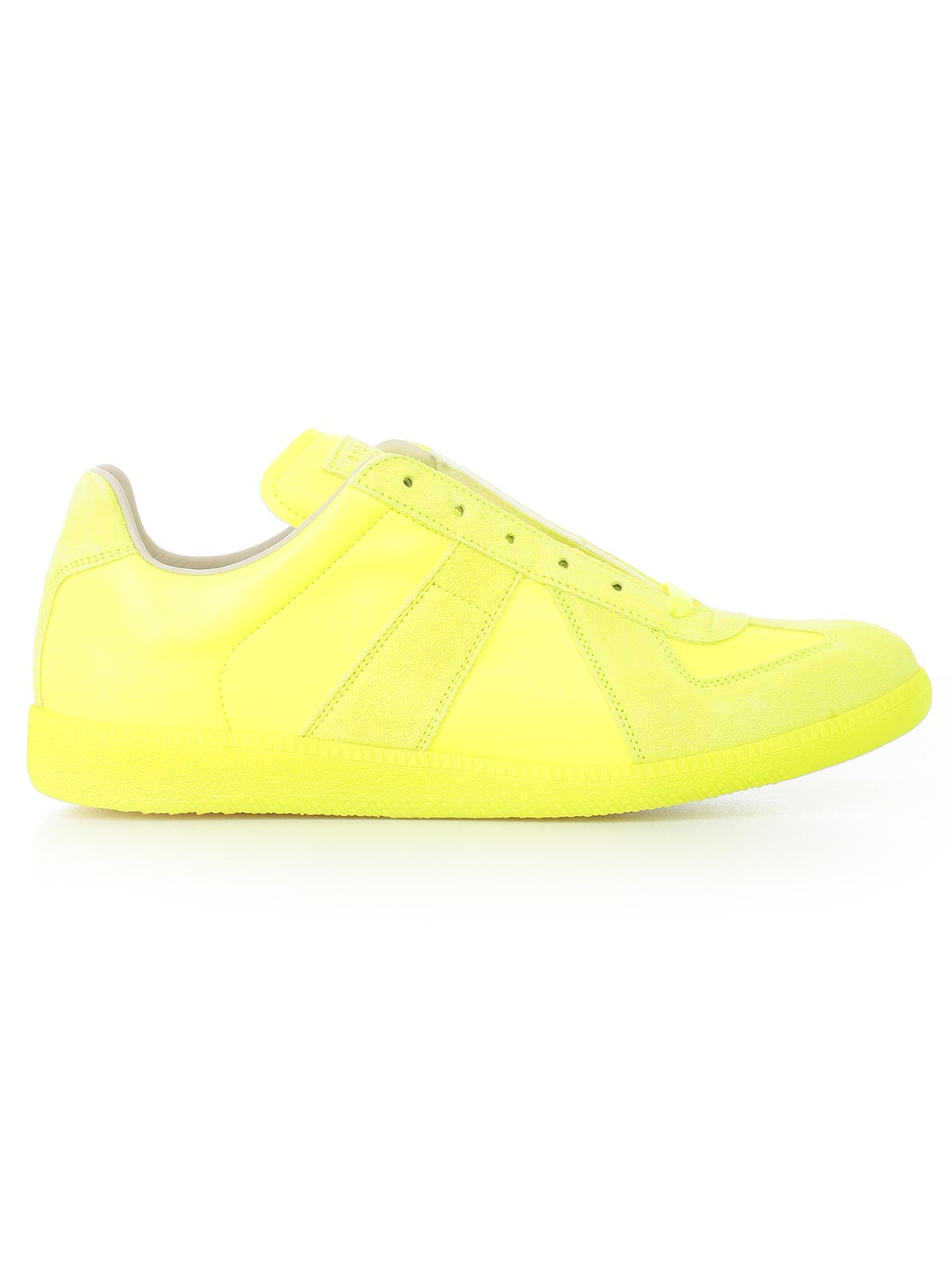 yellow margiela sneakers