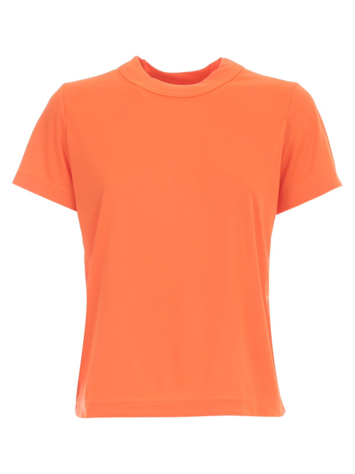 comme des garcons orange t shirt