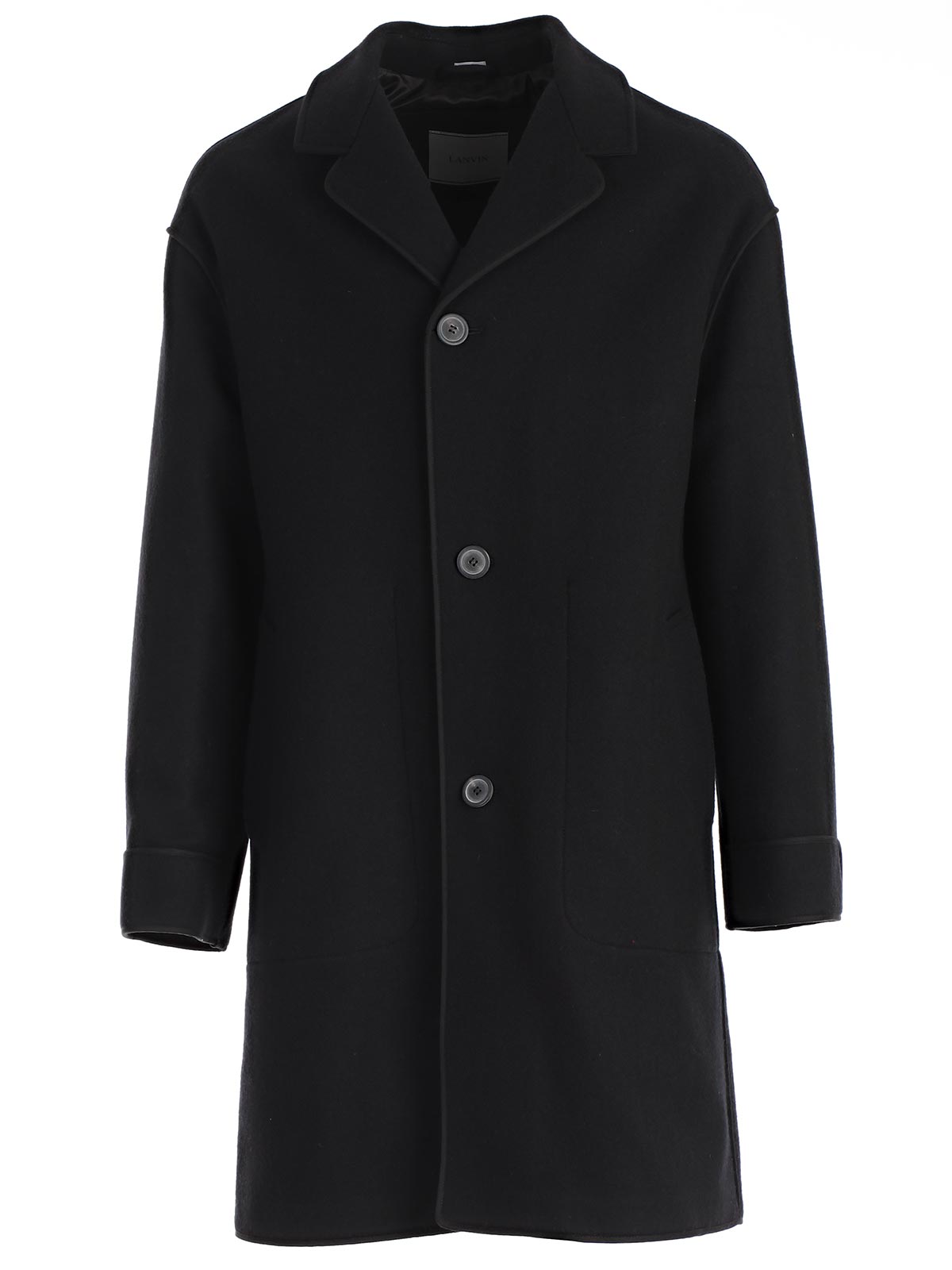 Lanvin Coat RMOU0003.A18 - 10 BLACK.Bernardelli Store - Online fashion ...