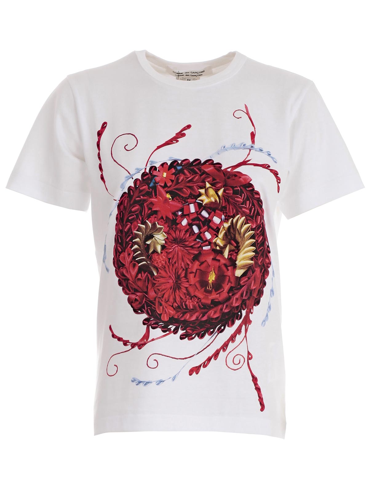 comme des garçons t shirt marron